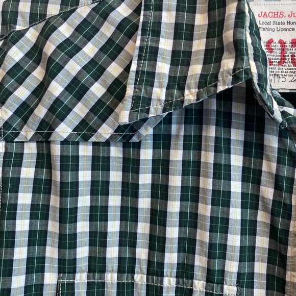 JACHS Men’s Casual Snap Button Down Shirt - Picture 3 of 3